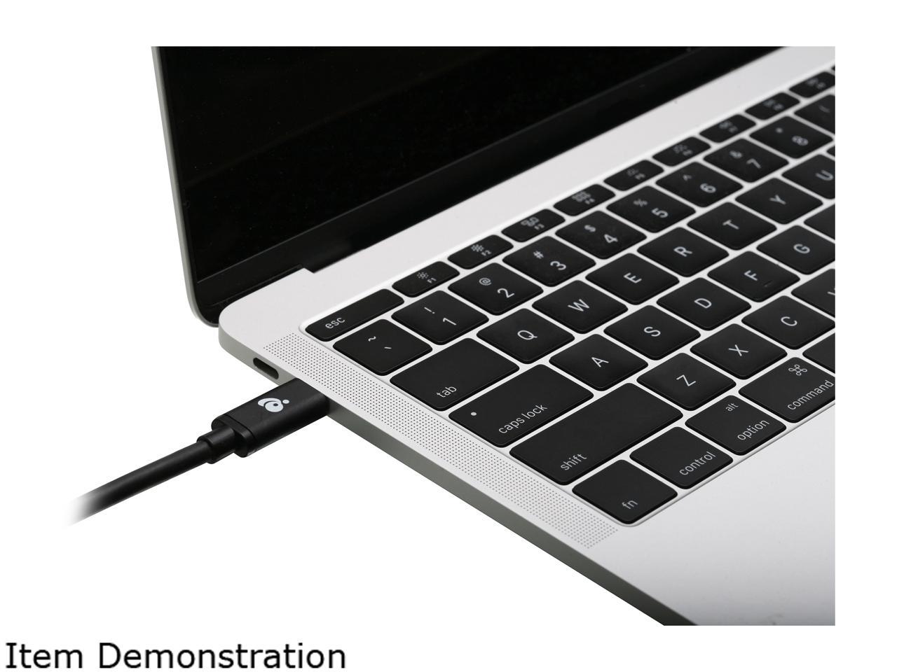 IOGEAR GT3CP5 Thunderbolt 3 Usb-C 0.5m 1.6 Ft 40Gbps Cable