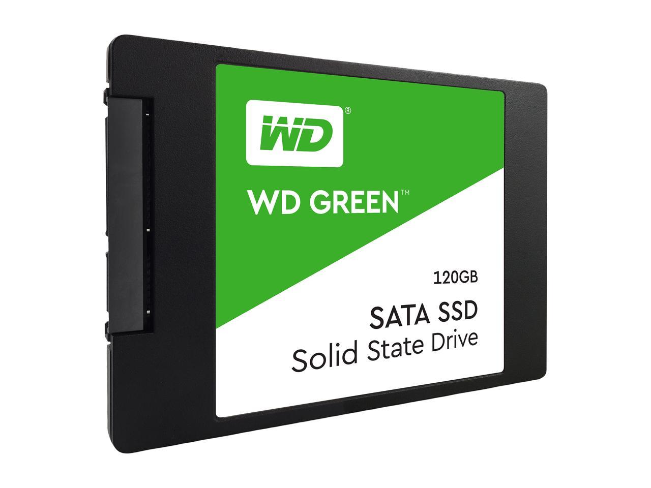 WD Green 120GB PC SSD - SATA III 6Gb/s 2.5"/7mm Solid State Drive - WDS120G2G0A