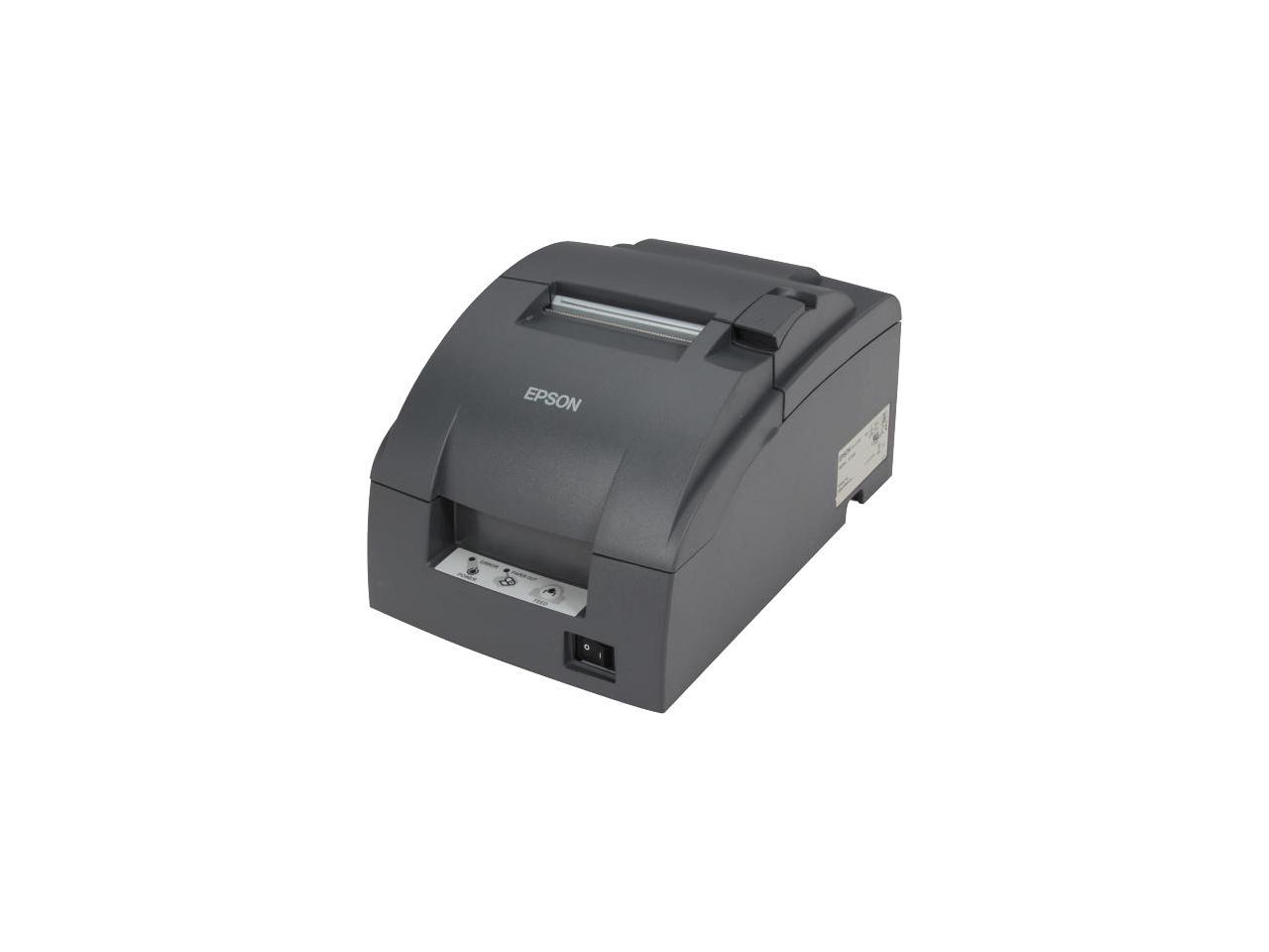 Epson TM-U220B Dot Matrix Two-Color Receipt Printer - Gray