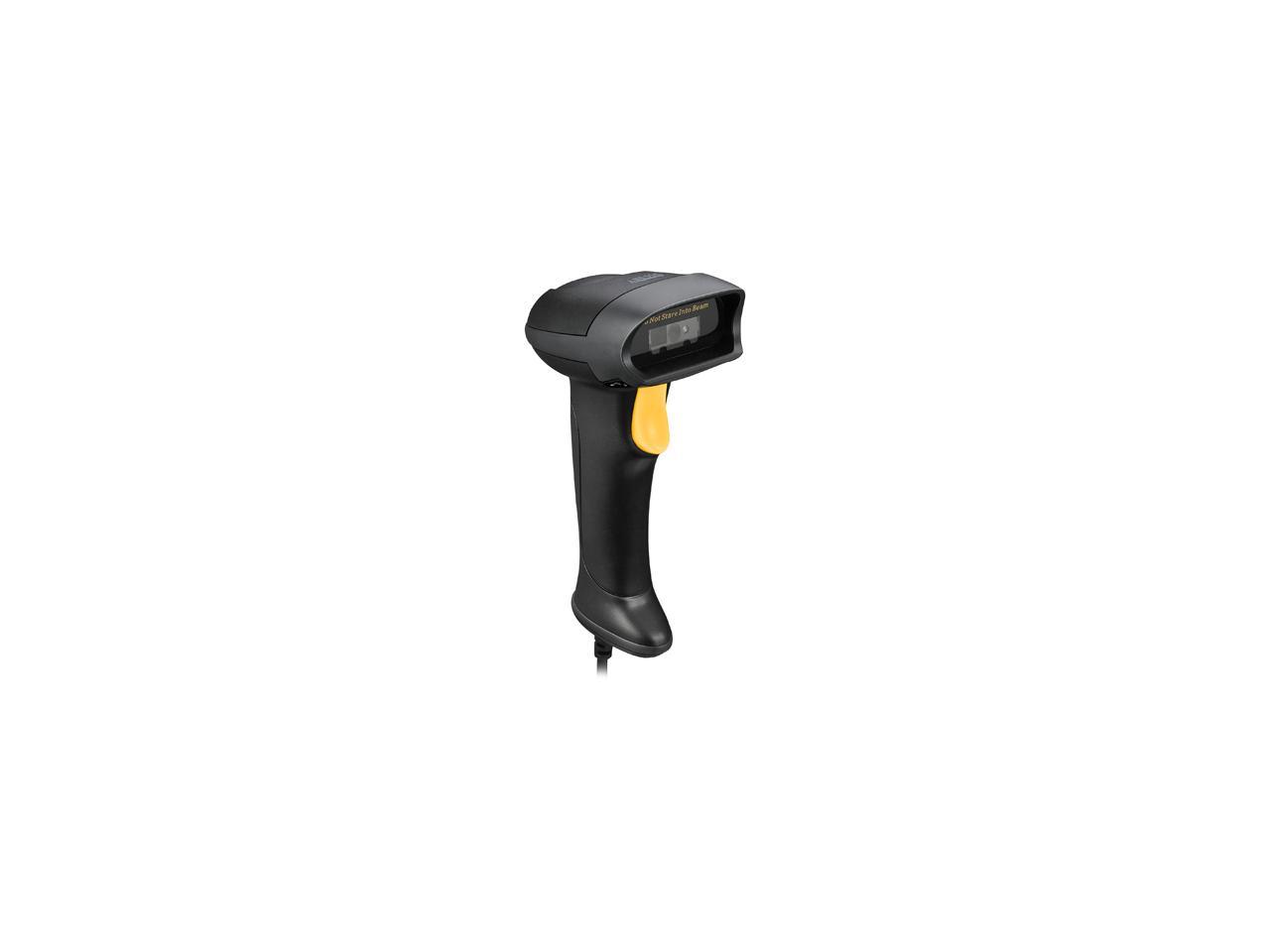 Adesso NuScan 2500TU Heavy Duty Long Range Handheld 1D/2D Barcode Scanner, USB, Spill Resistant, Antimicrobial, Drop Protection - NUSCAN2500TU