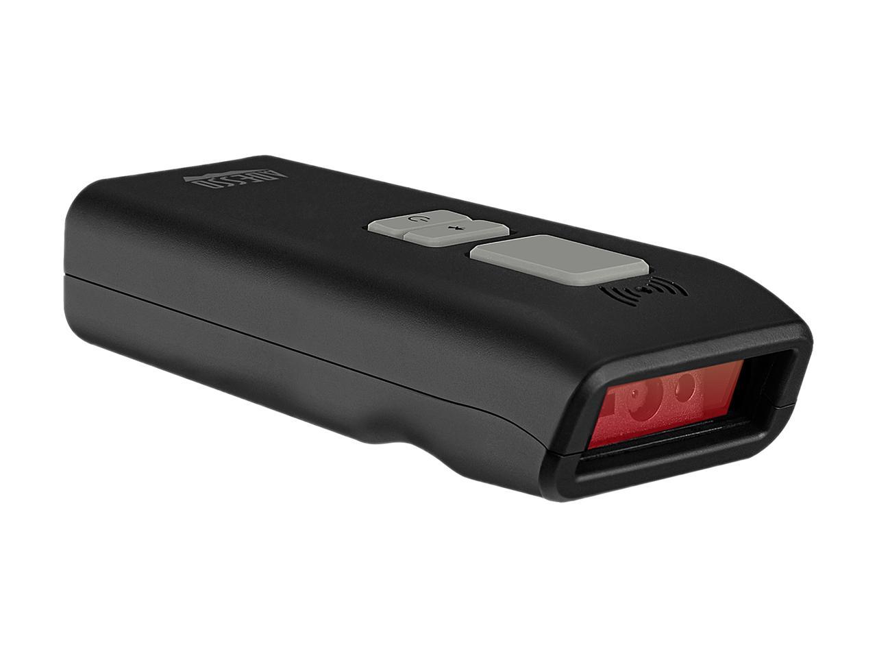 Adesso NuScan 3500CB Portable Pocket Size Bluetooth Long Range CCD Barcode Scanner w/ Detachable Magnetic Cable, IP66 Waterproof, Antimicrobial, Drop Protection - NUSCAN3500CB