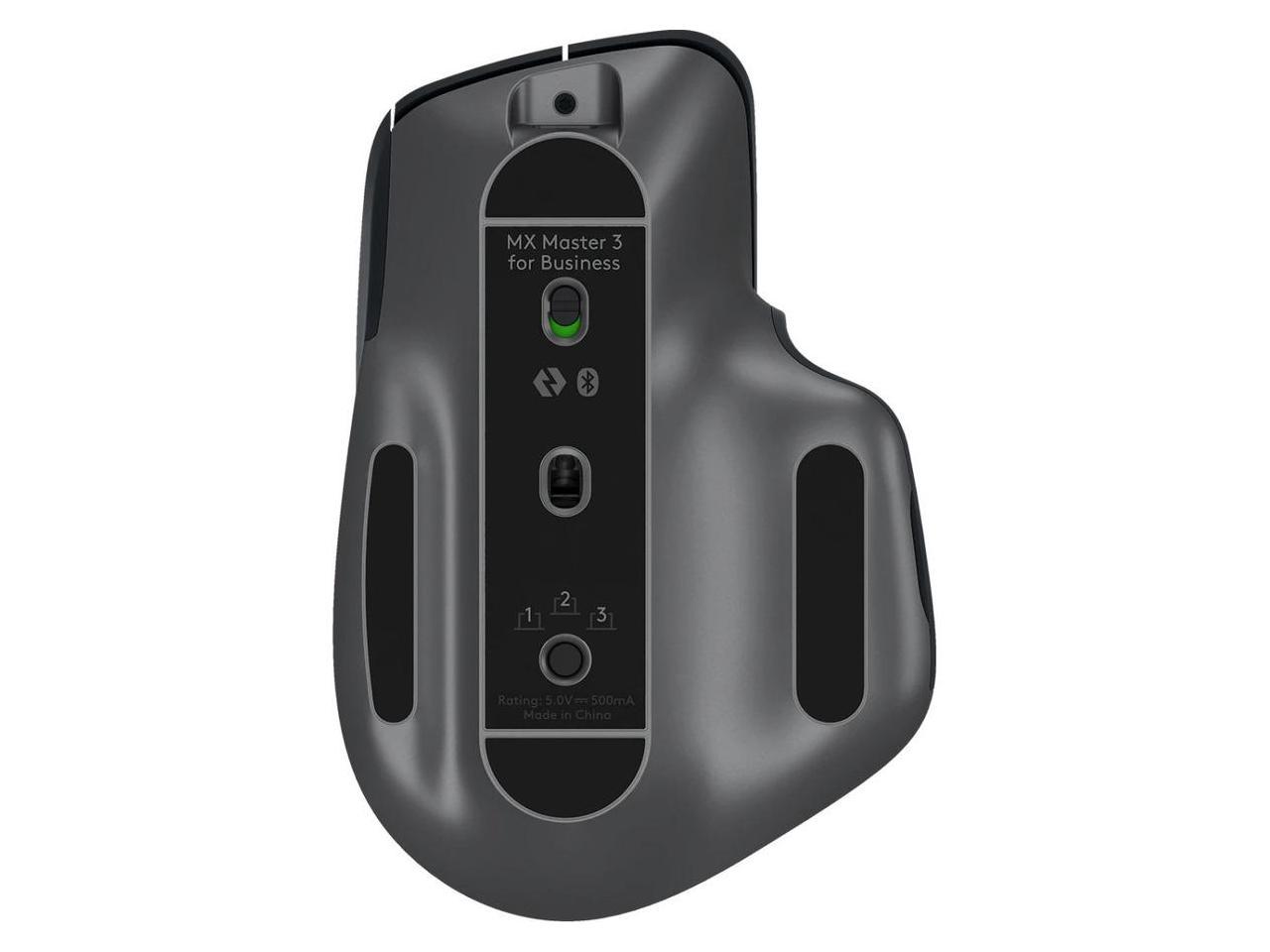 Logitech MX Master 3 for Business, Wireless Mouse, Logi Bolt Technology, Bluetooth, MagSpeed Scrolling, Ergonomic, Rechargeable, Globally Certified, PC/Mac/Linux - Graphite