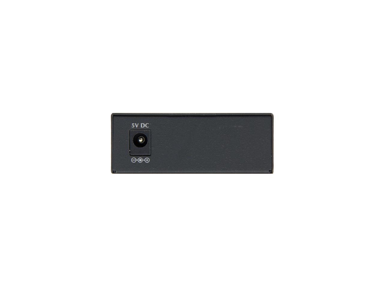 StarTech.com Gigabit Ethernet Fiber Media Converter - Compact - 850nm MM LC - 550m - With MM SFP Transceiver