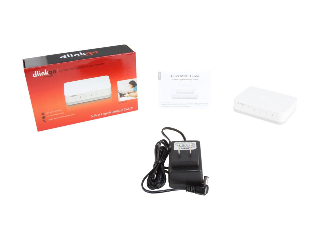 D-Link GO-SW-5G Unmanaged Unmanaged Gigabit Desktop Switch
