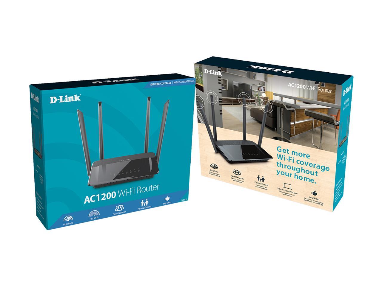 D-Link DIR-822-US AC1200 Wireless Router