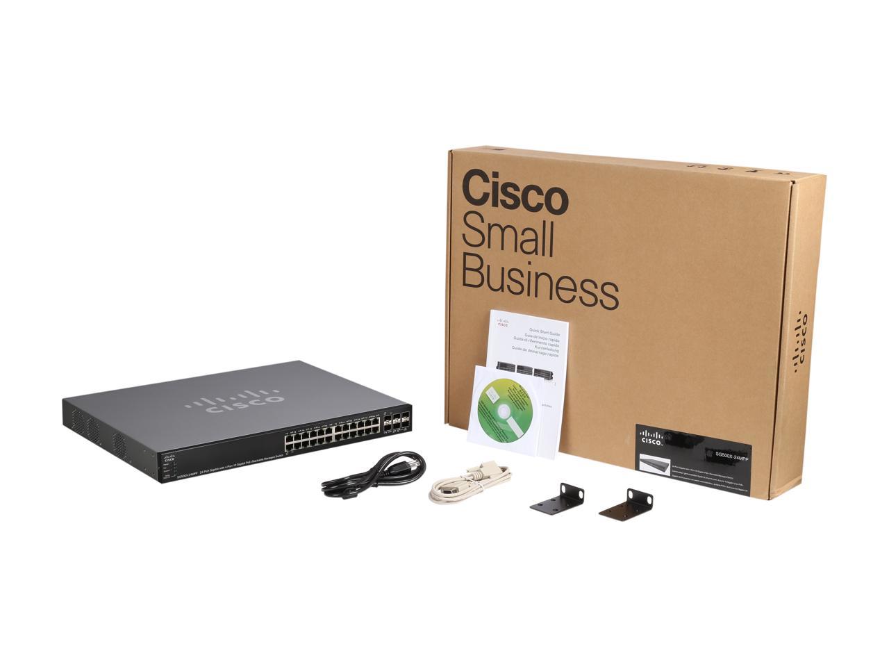 Cisco Small Business 500 Series SG500X-24MPP-K9-NA Managed Switch