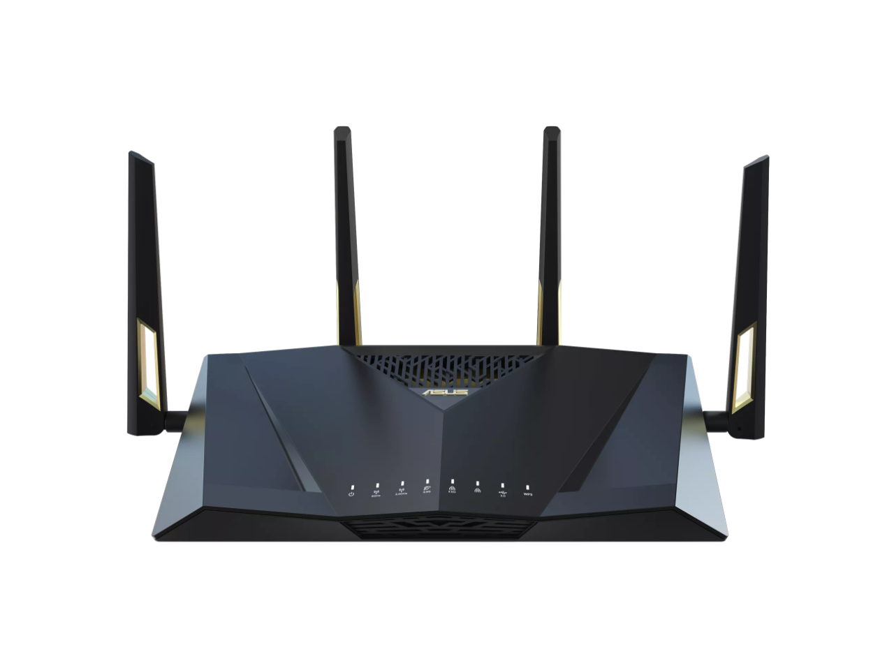 ASUS RT-AX88U PRO AX6000 Dual Band WiFi 6 Router, Dual 2.5G Port, WPA3, Parental Control, Adaptive QoS, Port Forwarding, WAN aggregation, lifetime internet security and AiMesh support