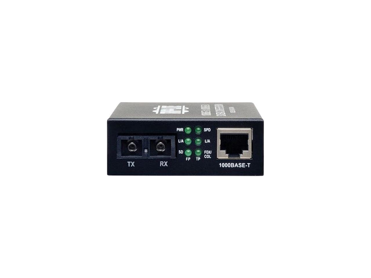 Tripp Lite SC Multimode Media Converter, 10/100/1000, 550M, 850nm (N785-001-SC-MM)