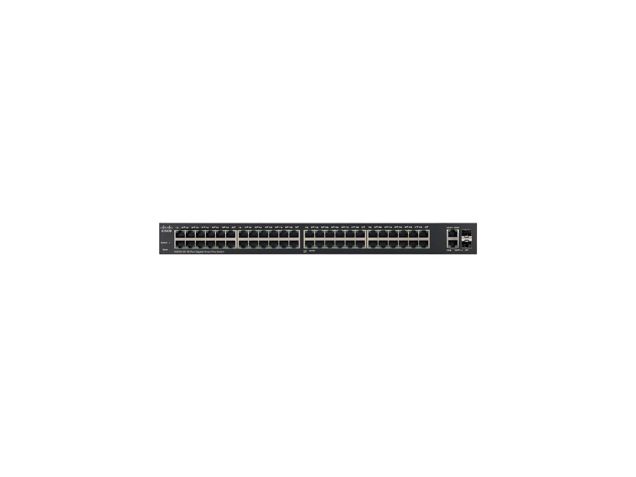 Cisco SG220-50 50-Port Gigabit Smart Plus Switch
