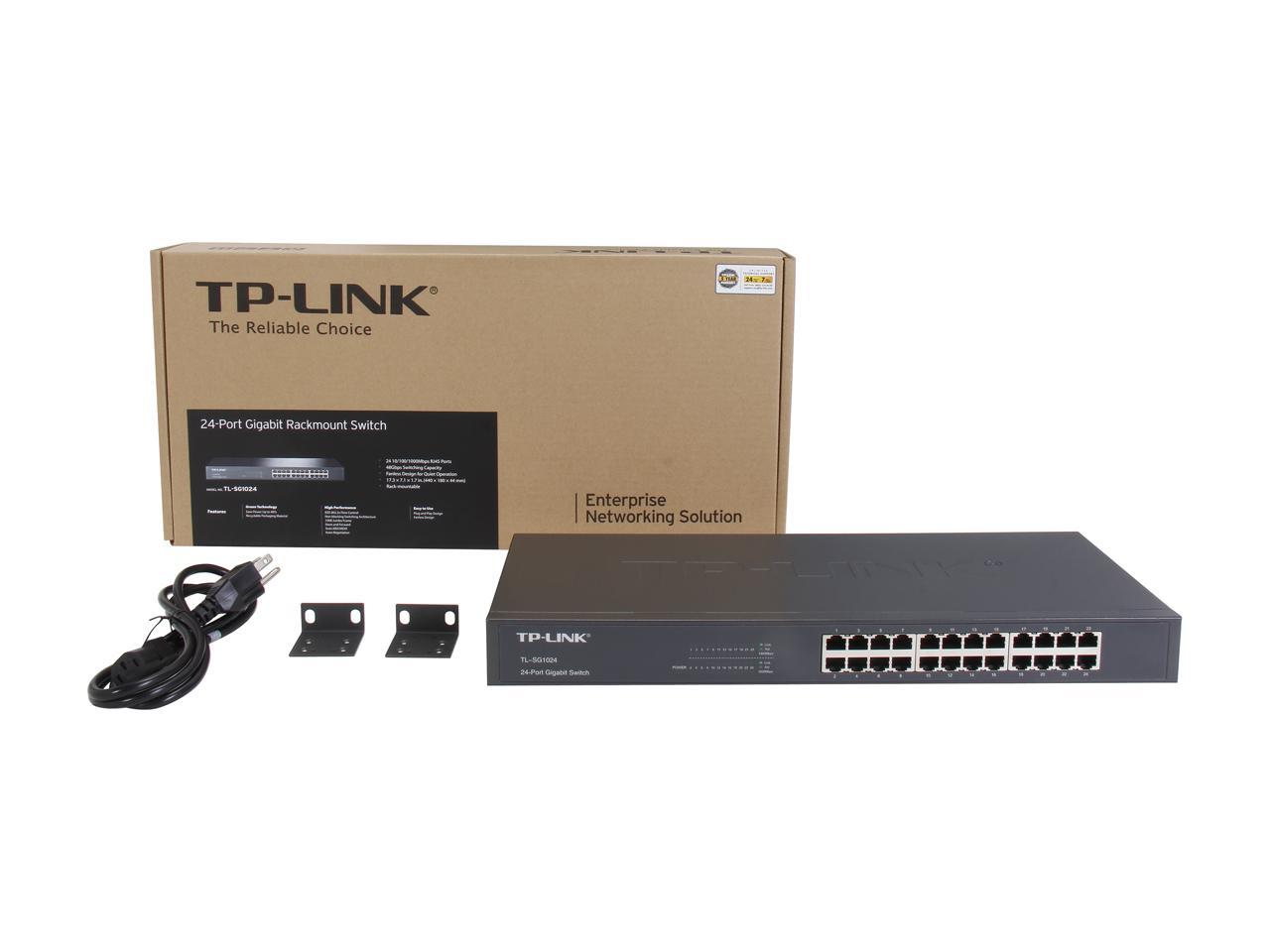 TP-Link TL-SG1024 24-Port Gigabit Rackmount Switch
