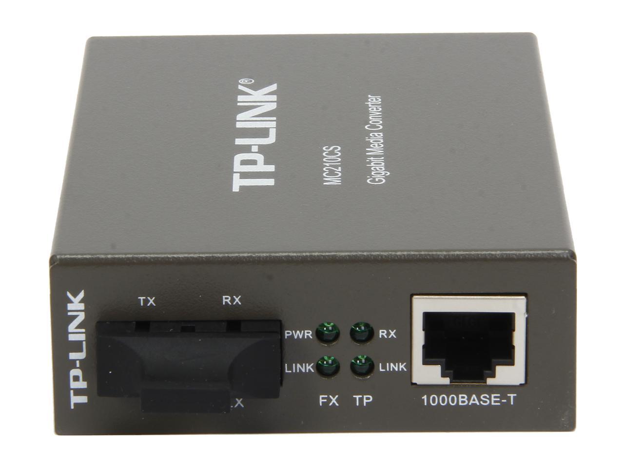 TP-Link MC210CS Gigabit Single-Mode Media Converter