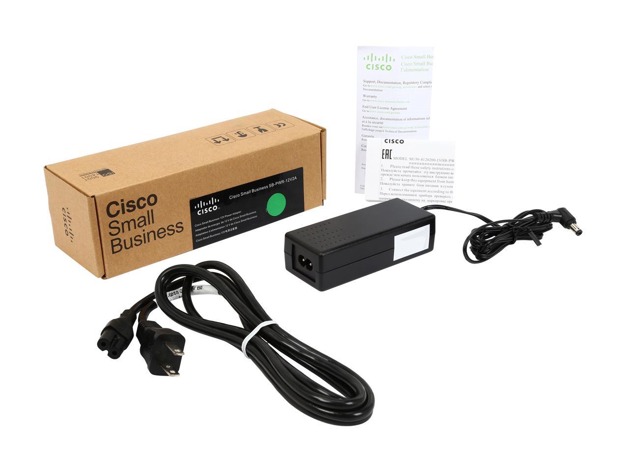 Cisco Small Business SB-PWR-12V2A-NA 12V 2A Power Adapter