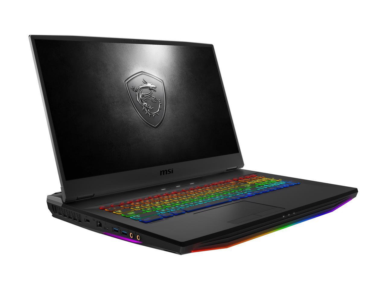 MSI GT Series GT76 Titan DT 10SGS-055 17.3" 4K/UHD Intel Core i9 10th Gen 10900K (2.40 GHz) NVIDIA GeForce RTX 2080 SUPER 64 GB Memory 2 TB SSD Windows 10 Pro 64-bit Gaming Laptop
