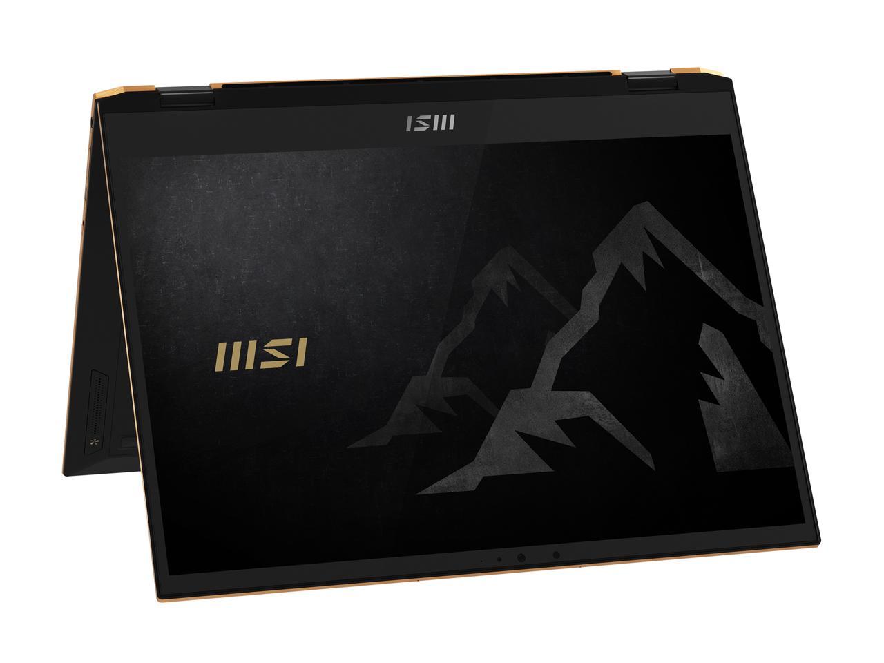 MSI SUMMIT E13 FLIP Evo 13.4" Touch Screen 2-in-1 Ultra Thin and Light Professional Laptop, Intel Core i7-1185G7, IRIS Xe, 16 GB DDR4, 512 GB NVMe SSD, Win10 with MSI Pen (A11MT-023)