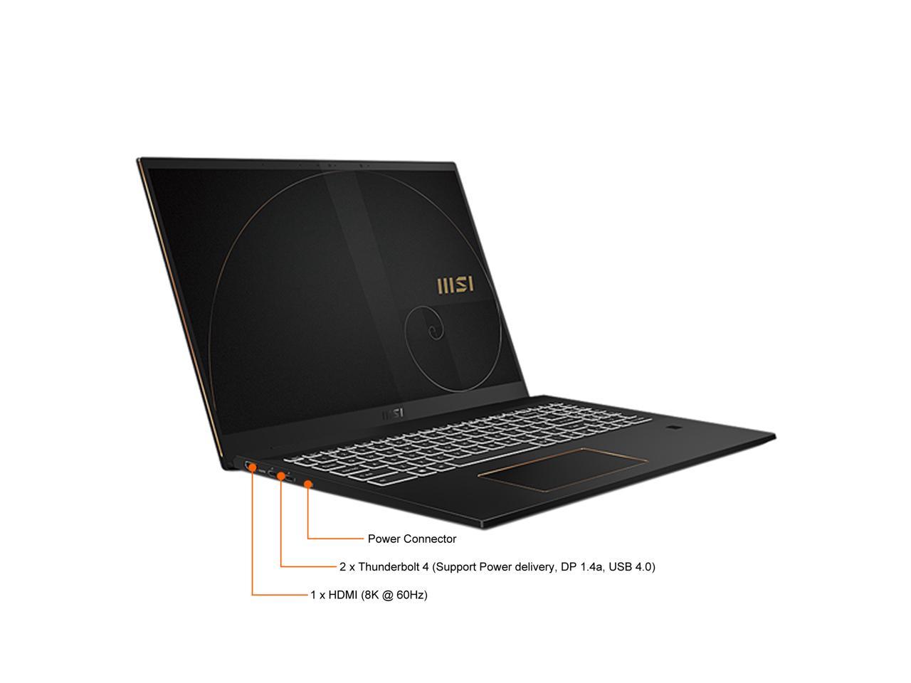 MSI Intel Core i7 11th Gen 1195G7 (2.90GHz) 16GB Memory 512 GB NVMe SSD Intel Iris Xe Graphics 16" Touchscreen 2560 x 1600 Convertible 2-in-1 Laptop Windows 10 Pro 64-bit Summit E16FlipEvo A11MT-021