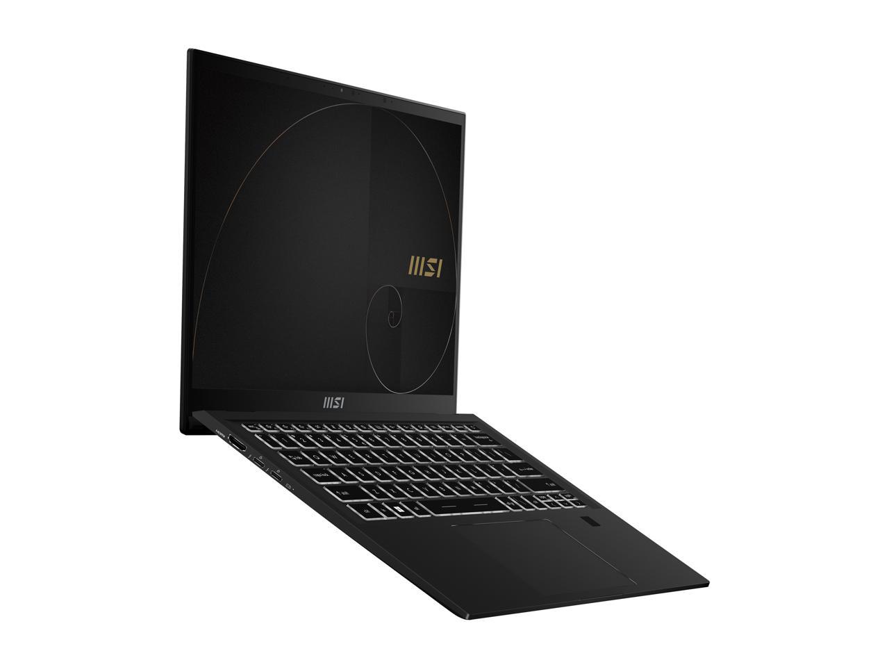 MSI Intel Core i7 12th Gen 1260P (2.10GHz) 16GB Memory 1 TB NVMe SSD Intel Iris Xe Graphics 14" Touchscreen 2880 x 1800 Convertible 2-in-1 Laptop Windows 11 Pro 64-bit Summit E14Flip Evo A12MT-016