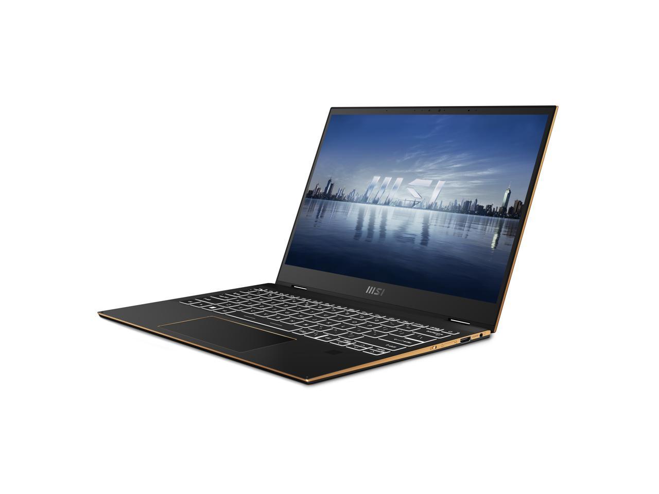 MSI SUMMIT E13FLIP EVO 13.4" FHD+ 120hz Touch Ultra Thin and Light Professional 2 in 1 Laptop Intel® Core™ i7-1360P Iris Xe 32GB LPDDR5 1TB NVMe SSD Win 11 Pro with MSI Pen, A13MT-220US