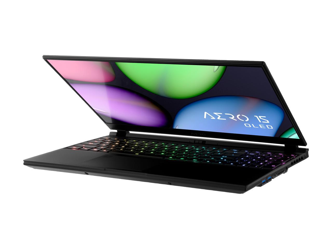 GIGABYTE AERO 15 OLED KB-8US5130SP, 15.6" 4K/UHD Gaming Laptop, Intel Core i7-10875H, RTX 2060, 16 GB Memory, 512 GB SSD
