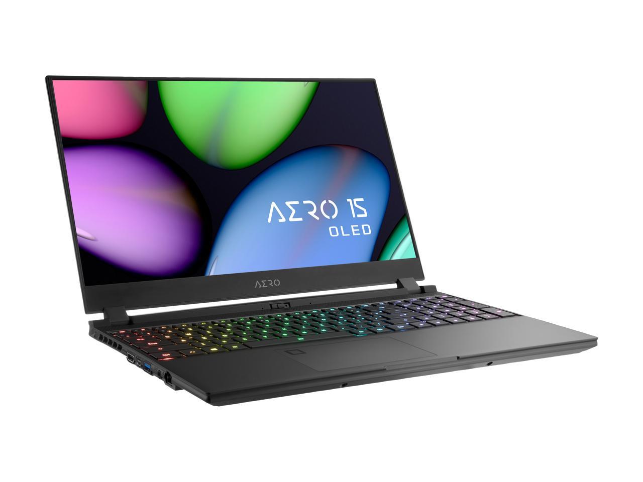 GIGABYTE AERO 15 OLED KB-8US5130SP, 15.6" 4K/UHD Gaming Laptop, Intel Core i7-10875H, RTX 2060, 16 GB Memory, 512 GB SSD