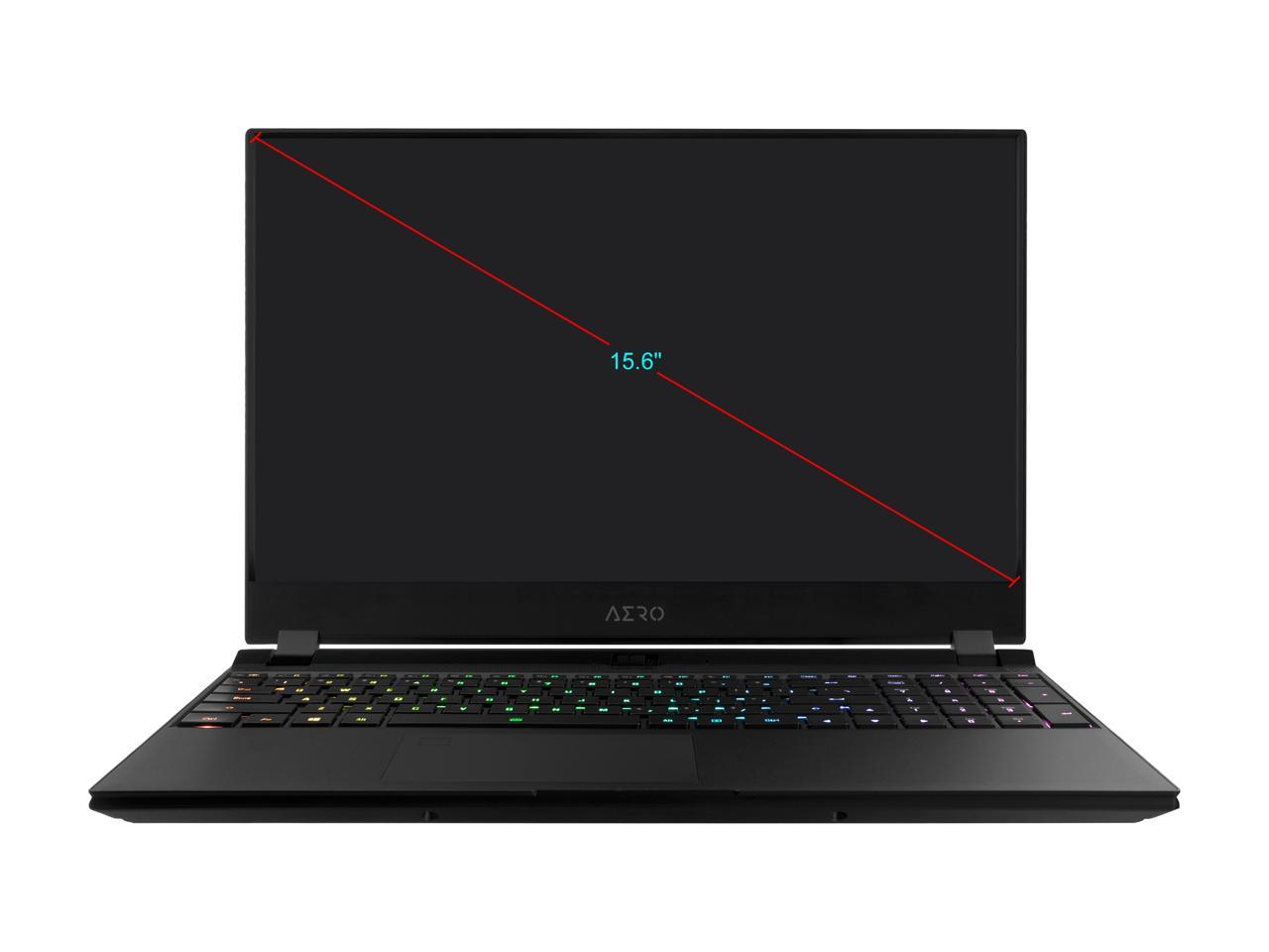 GIGABYTE AERO 15 OLED KB-8US5130SP, 15.6" 4K/UHD Gaming Laptop, Intel Core i7-10875H, RTX 2060, 16 GB Memory, 512 GB SSD