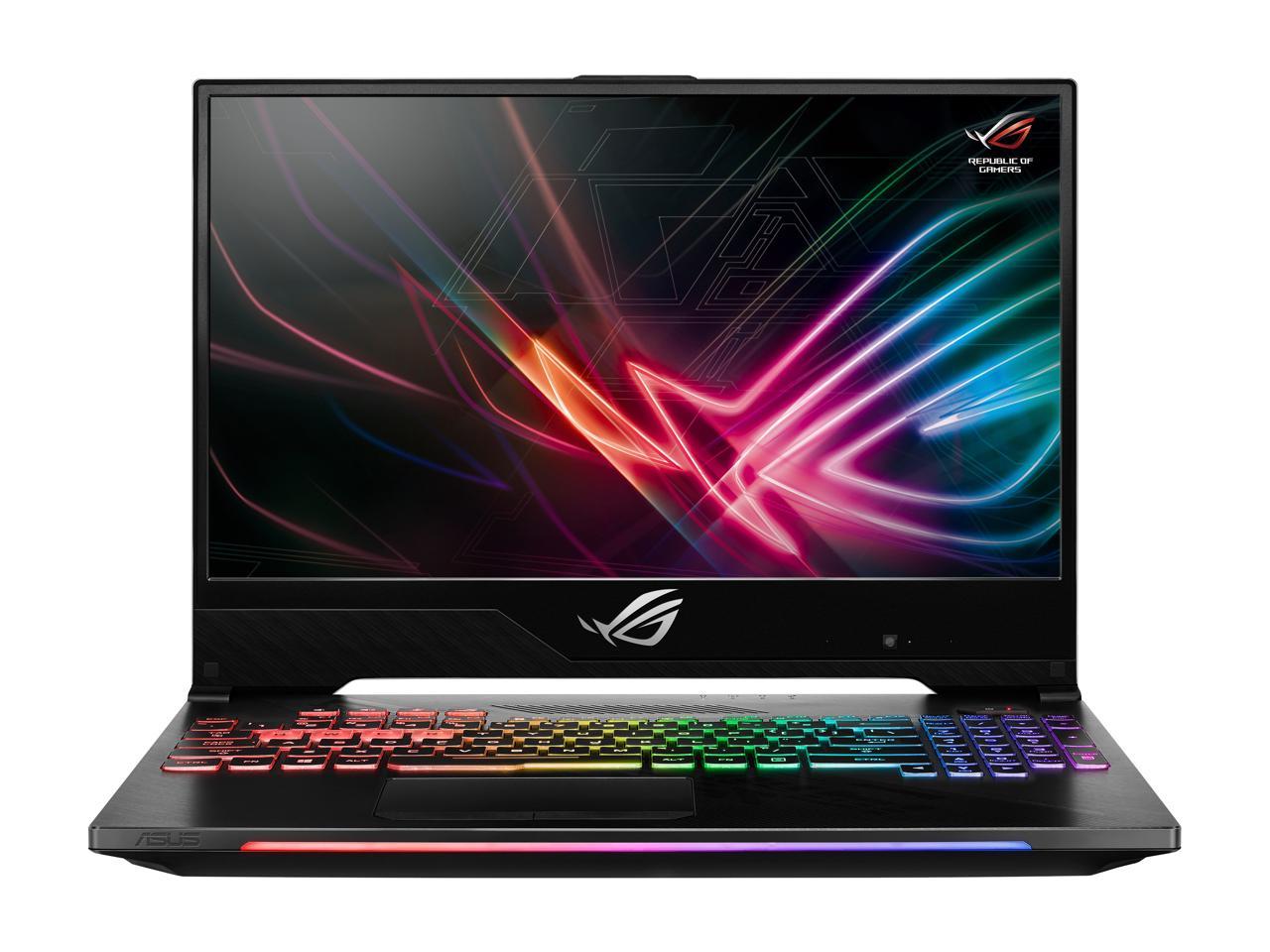 ASUS GL504GM-DS74 ROG Strix Hero II Gaming Laptop, 15.6" 144 Hz IPS-Type Slim Bezel Display, GeForce GTX 1060 6 GB, Intel Core i7-8750H (up to 3.9 GHz), 256 GB PCIe SSD + 1 TB HDD, 16 GB Memory