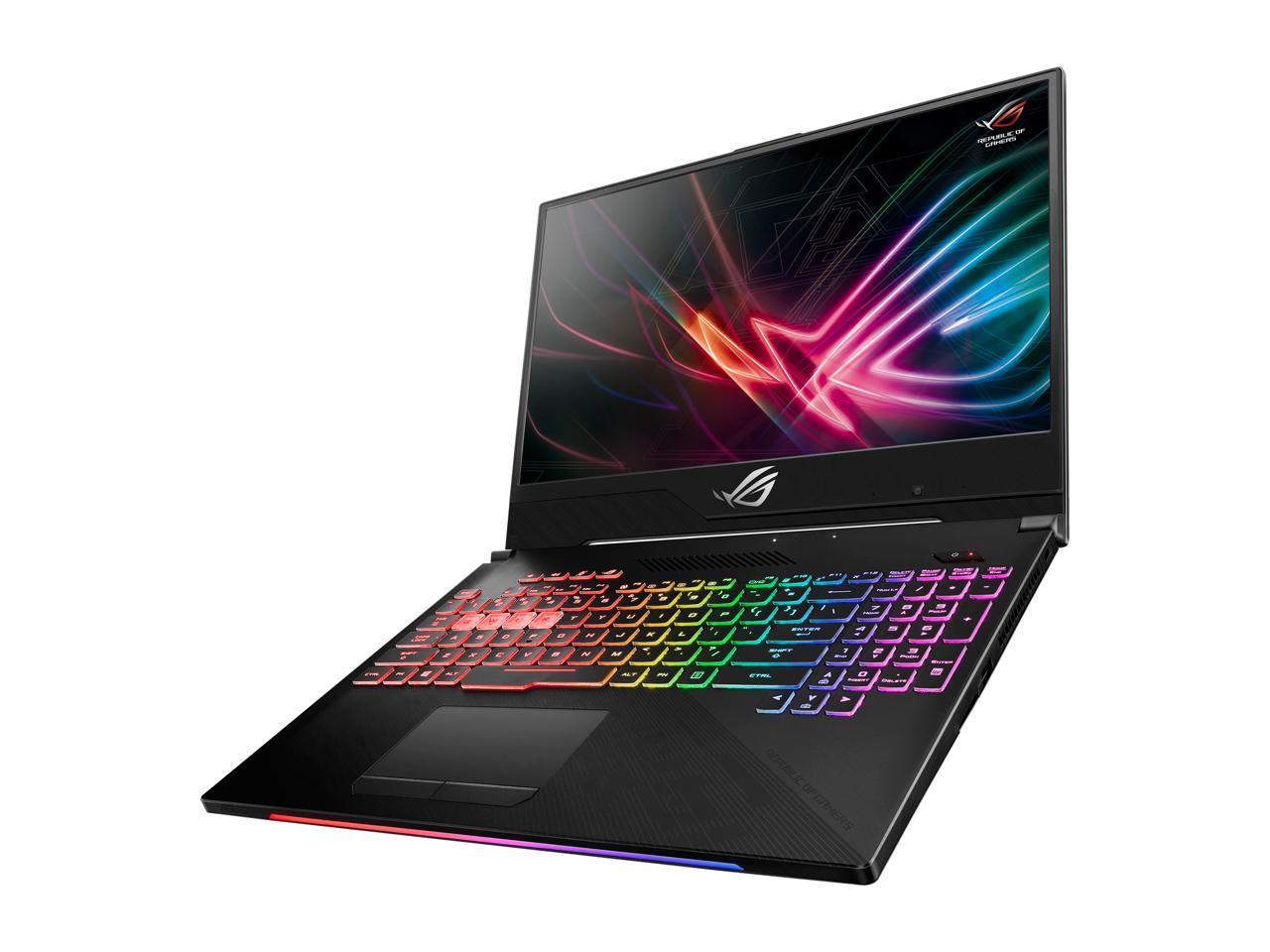 ASUS GL504GM-DS74 ROG Strix Hero II Gaming Laptop, 15.6" 144 Hz IPS-Type Slim Bezel Display, GeForce GTX 1060 6 GB, Intel Core i7-8750H (up to 3.9 GHz), 256 GB PCIe SSD + 1 TB HDD, 16 GB Memory