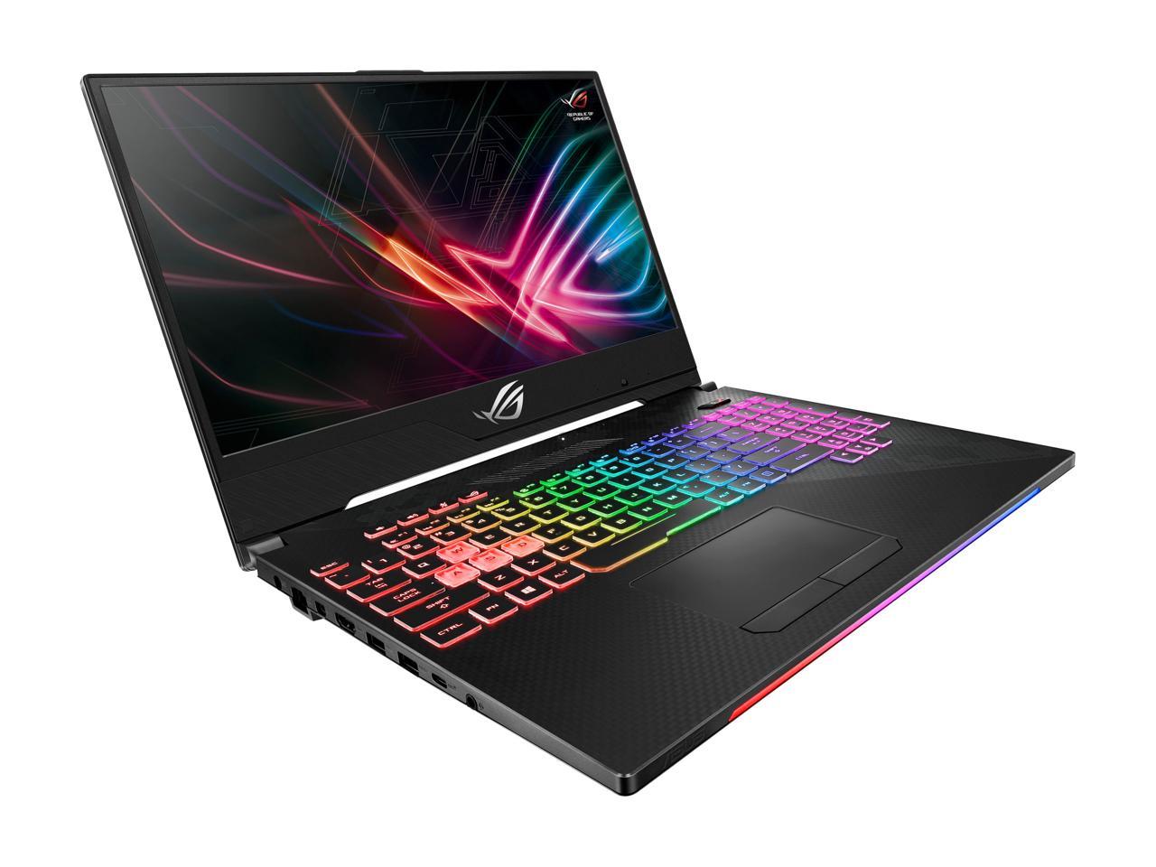 ASUS GL504GS-DS74 ROG Strix SCAR II Gaming Laptop, 15.6" 144 Hz IPS-Type Slim Bezel Display, GeForce GTX 1070 8 GB, Intel Core i7-8750H Processor (up to 3.9 GHz), 256 GB PCIe SSD + 1 TB SSHD, 16 GB DDR4, RGB Keyboard