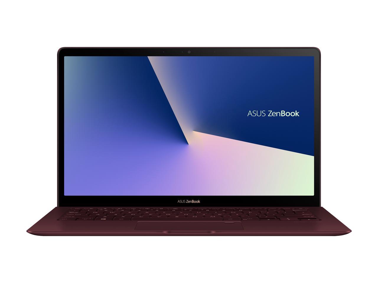 ASUS ZenBook S UX391UA-XB71-R Ultra-thin and light 13.3-inch FHD Laptop, Intel Core i7-8550U, 8GB RAM, 256GB SATA SSD, Windows 10 Pro, FP Sensor, Thunderbolt, Burgundy Red