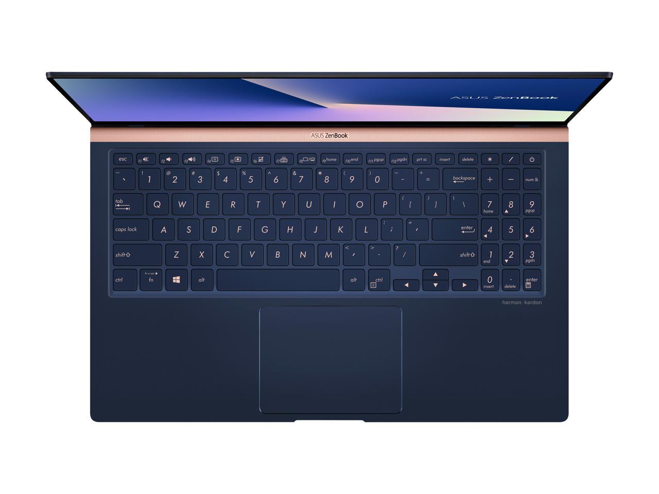 ASUS ZenBook 15 Intel Whiskey Lake Core i7-8565U, 16 GB DDR4, 512 GB PCIe SSD, GTX 1050 Max-Q, IR Camera, Ultra-Slim Compact15.6" FHD 4-Way NanoEdge, Windows 10 Laptop - UX533FD-DH74