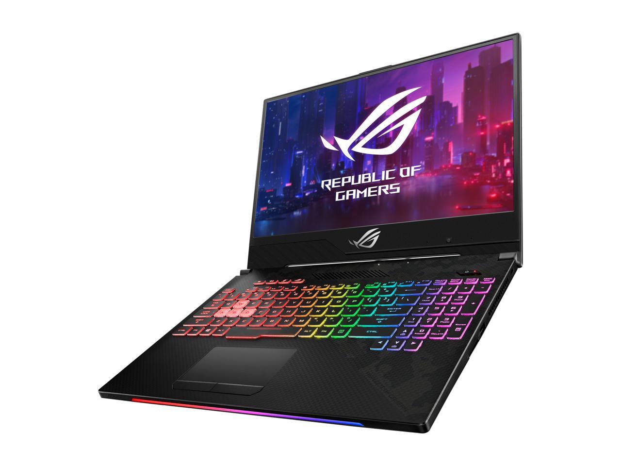 ASUS - Gaming Laptop - 15.6" 144 Hz IPS-type - Intel Core i7-8750H - NVIDIA GeForce RTX 2070 - 16 GB RAM - 512 GB SSD - RGB Keyboard - Windows 10 - ROG Strix Scar II (GL504GW-DS74)