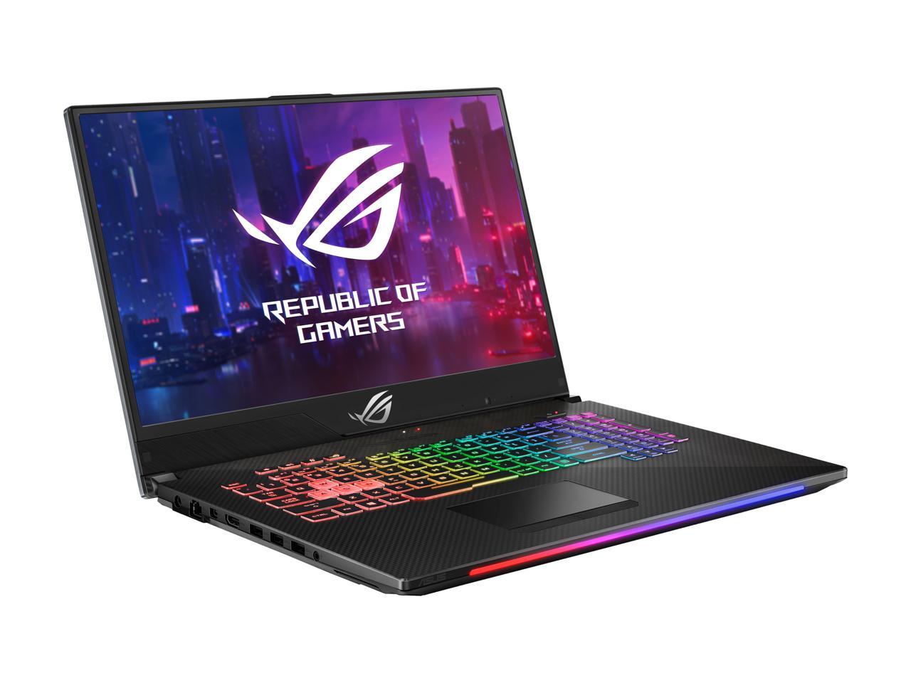 ASUS ROG Strix SCAR II Gaming Laptop, 17.3� 144Hz IPS-Type FHD, NVIDIA GeForce RTX 2070 8GB, Intel Core i7-8750H CPU, 16GB DDR4 RAM, 512GB PCIe SSD + 1TB SSHD, RGB KB, Windows 10 - GL704GW-DS76