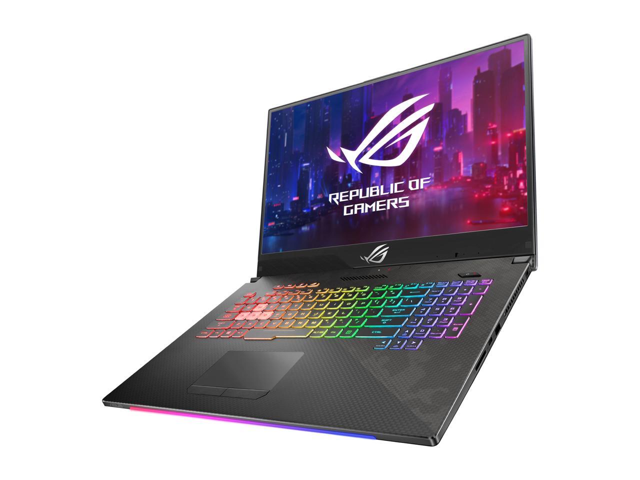 ASUS ROG Strix SCAR II Gaming Laptop, 17.3� 144Hz IPS-Type FHD, NVIDIA GeForce RTX 2070 8GB, Intel Core i7-8750H CPU, 16GB DDR4 RAM, 512GB PCIe SSD + 1TB SSHD, RGB KB, Windows 10 - GL704GW-DS76