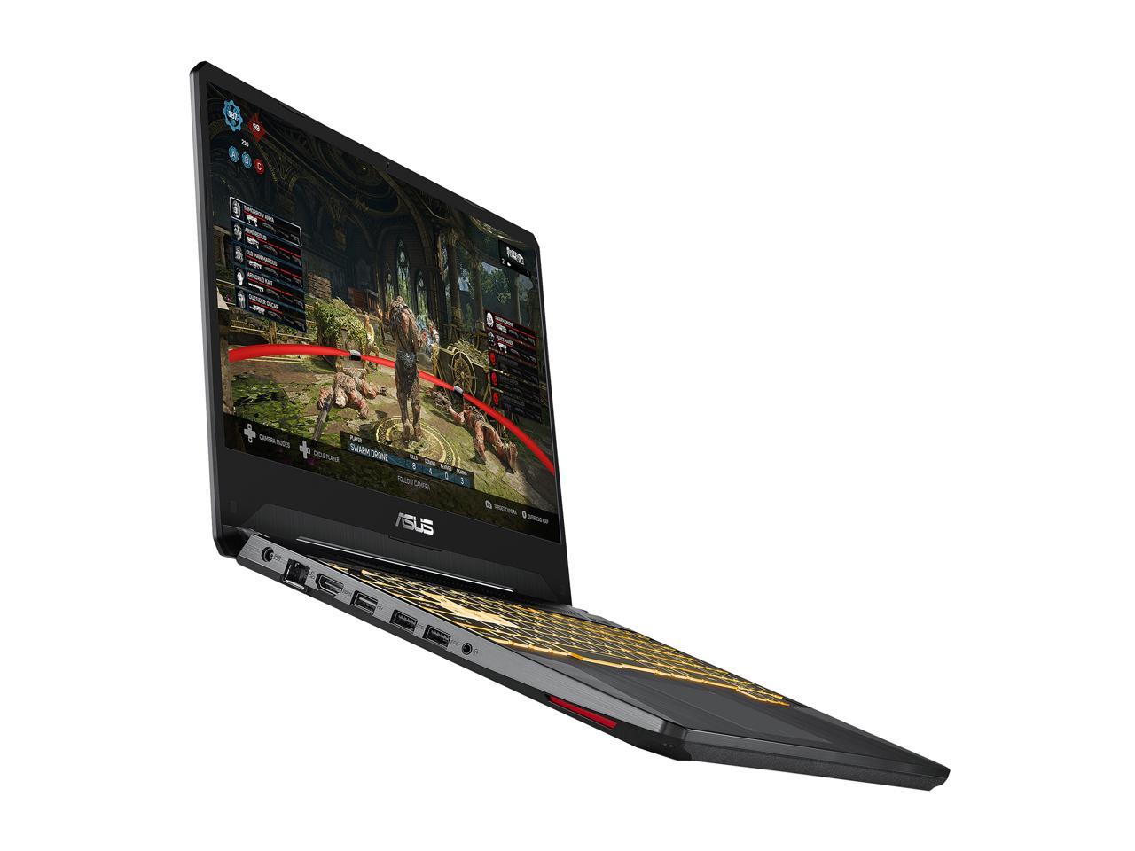 ASUS - Gaming Laptop - 15.6" 120 Hz IPS-type - AMD Ryzen 7 3750H (up to 4.0 GHz) - NVIDIA GeForce GTX 1660 Ti - 16 GB RAM - 256 GB SSD - 1 TB HDD - Windows 10 Home - TUF (TUF505DU-EB74)