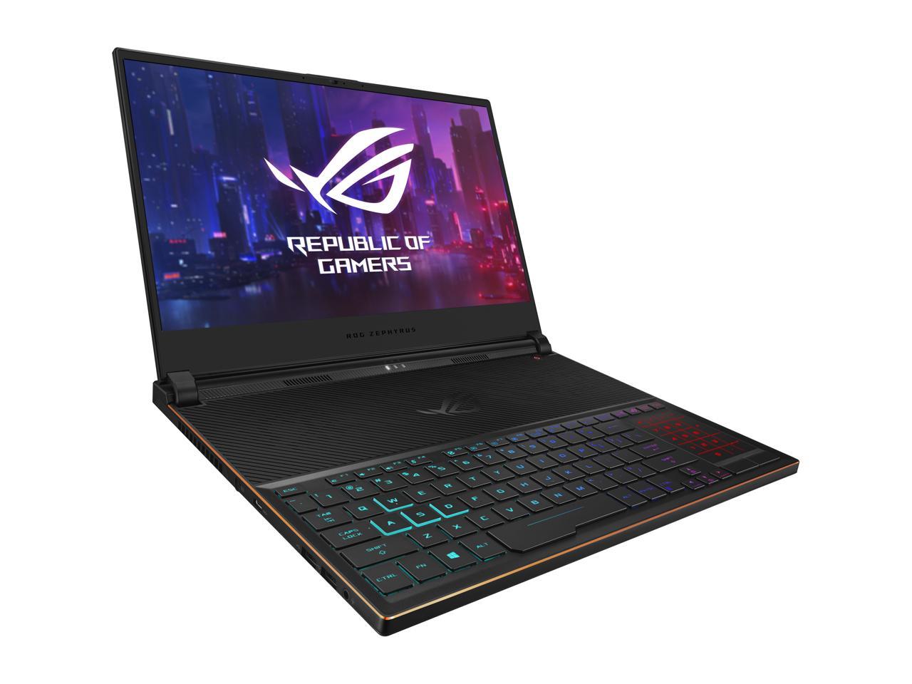 ASUS ROG Zephrus S GX531GX-XB76 15.6" 240 Hz Intel Core i7 9th Gen 9750H (2.60 GHz) NVIDIA GeForce RTX 2080 16 GB Memory 1 TB SSD Windows 10 Pro 64-bit Gaming Laptop