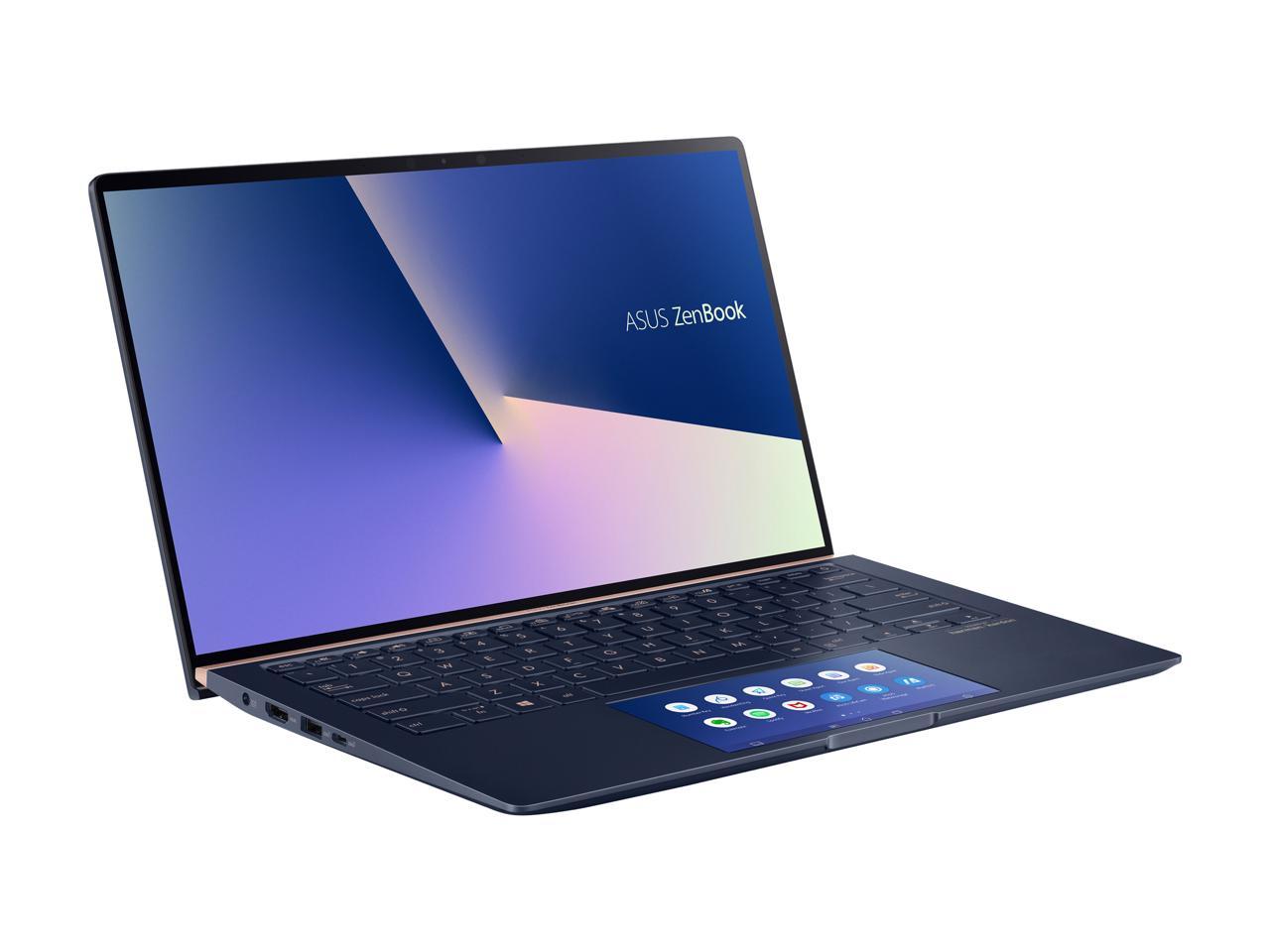 ASUS Laptop ZenBook UX434FLC-XH77 Intel Core i7 10th Gen 10510U (1.80 GHz) 16 GB LPDDR3 Memory 512 GB SSD NVIDIA GeForce MX250 14.0" Windows 10 Pro 64-bit