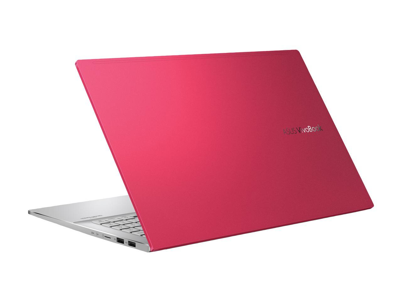 ASUS VivoBook S15 S533 Thin and Light Laptop, 15.6" FHD, Intel Core i5-10210U CPU, 8 GB DDR4 RAM, 512 GB PCIe SSD, Windows 10 Home, S533FA-DS51-RD, Resolute Red