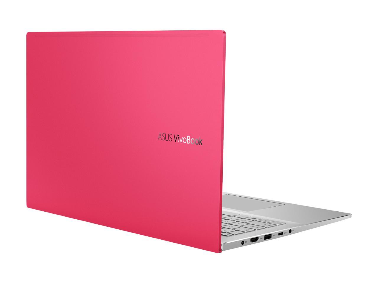 ASUS VivoBook S15 S533 Thin and Light Laptop, 15.6" FHD, Intel Core i5-10210U CPU, 8 GB DDR4 RAM, 512 GB PCIe SSD, Windows 10 Home, S533FA-DS51-RD, Resolute Red