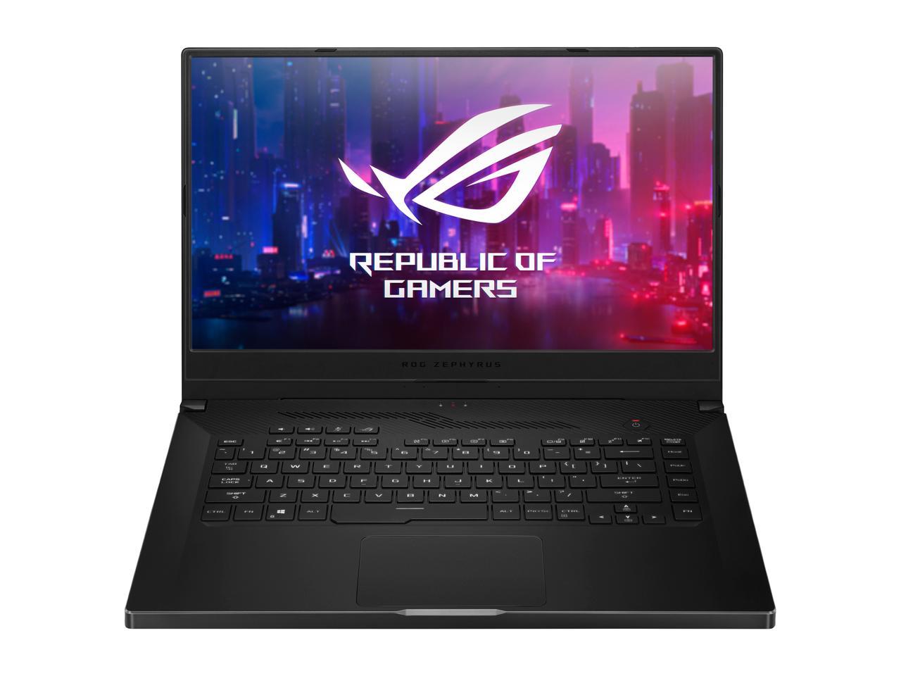 ASUS ROG GA502IU-XS74 15.6" 144 Hz AMD Ryzen 7 3rd Gen 4800HS (2.90 GHz) NVIDIA GeForce GTX 1660 Ti 16 GB Memory 512 GB PCIe SSD Windows 10 Pro 64-bit Gaming Laptop