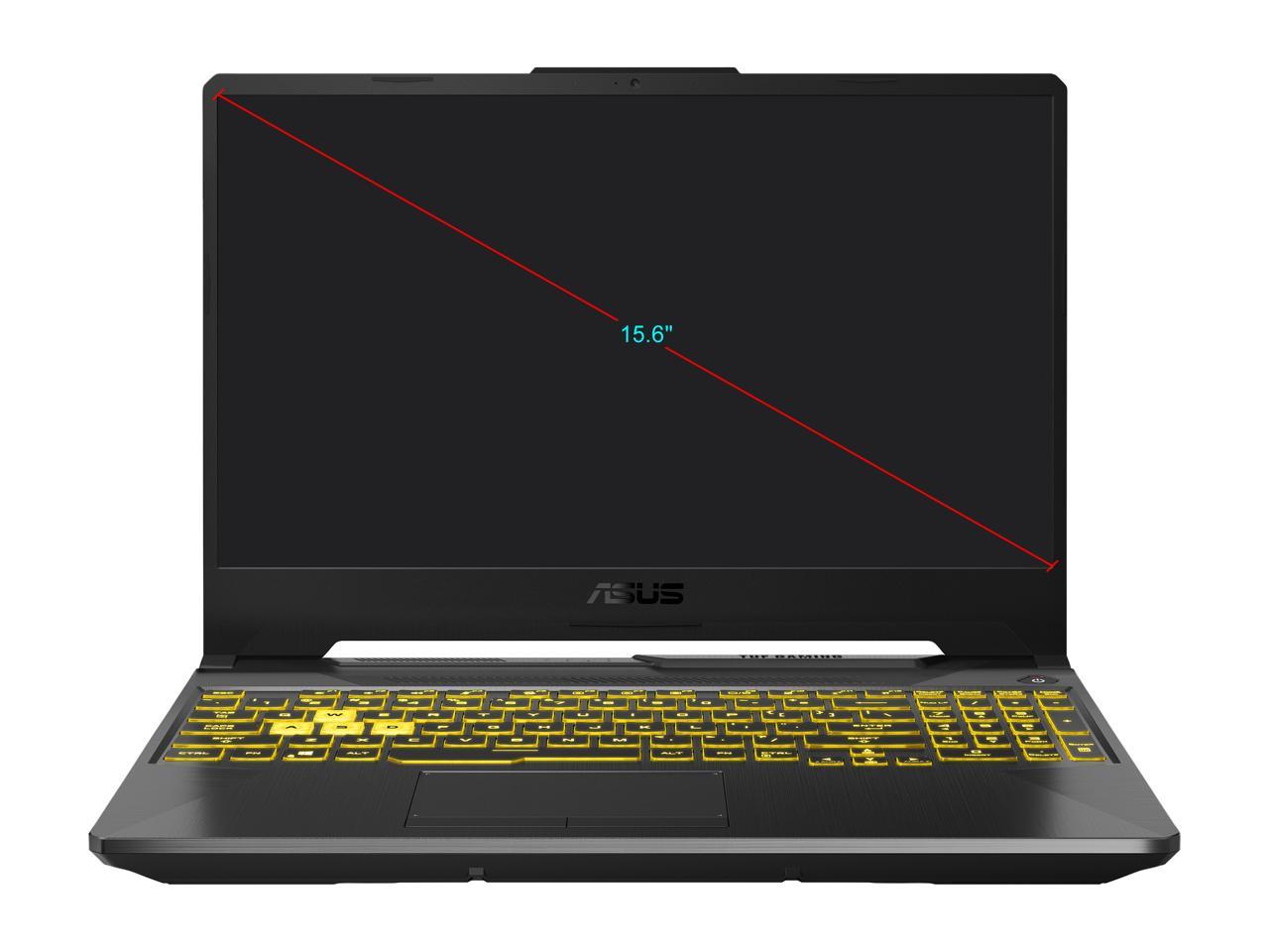 ASUS TUF Gaming A15 - 15.6" 144 Hz - AMD Ryzen 7 4800H - GeForce RTX 2060 - 16 GB DDR4 - 1 TB PCIe SSD - 90 WHr Battery - Gigabit Wi-Fi 5 - Windows 10 Home - Gaming Laptop (TUF506IV-AS76)