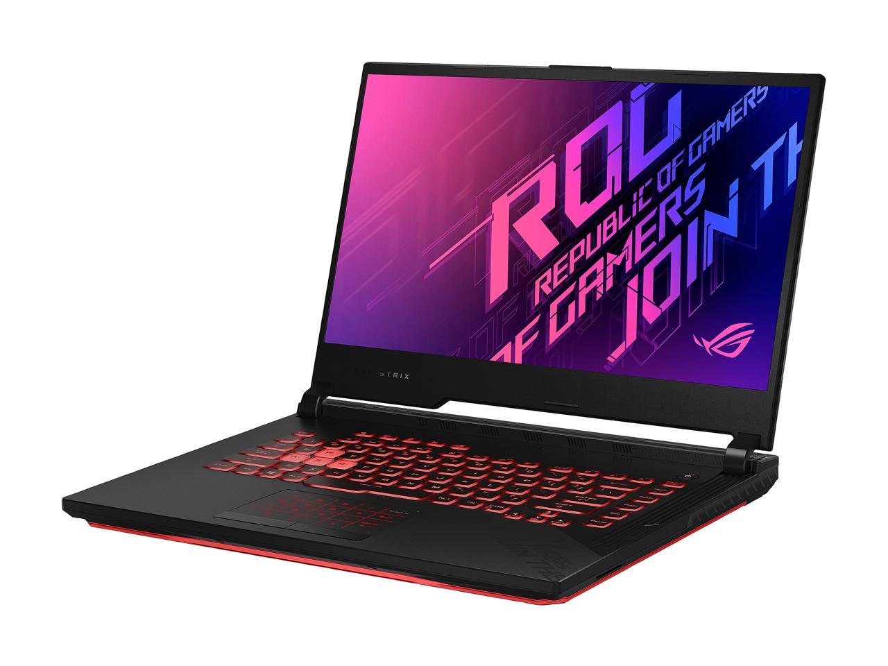 ASUS ROG Strix G512LW-WS74 15.6" 144 Hz Intel Core i7 10th Gen 10750H (2.60 GHz) NVIDIA GeForce RTX 2070 16 GB Memory 512 GB PCIe SSD Windows 10 Home 64-bit Gaming Laptop