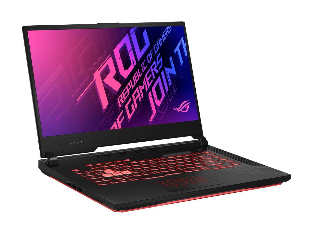 ASUS ROG Strix G512LW-WS74 15.6" 144 Hz Intel Core i7 10th Gen 10750H (2.60 GHz) NVIDIA GeForce RTX 2070 16 GB Memory 512 GB PCIe SSD Windows 10 Home 64-bit Gaming Laptop
