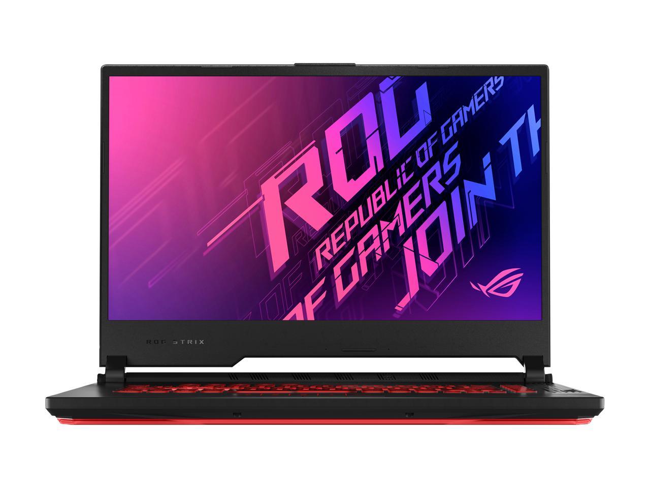 ASUS ROG Strix G512LW-WS74 15.6" 144 Hz Intel Core i7 10th Gen 10750H (2.60 GHz) NVIDIA GeForce RTX 2070 16 GB Memory 512 GB PCIe SSD Windows 10 Home 64-bit Gaming Laptop