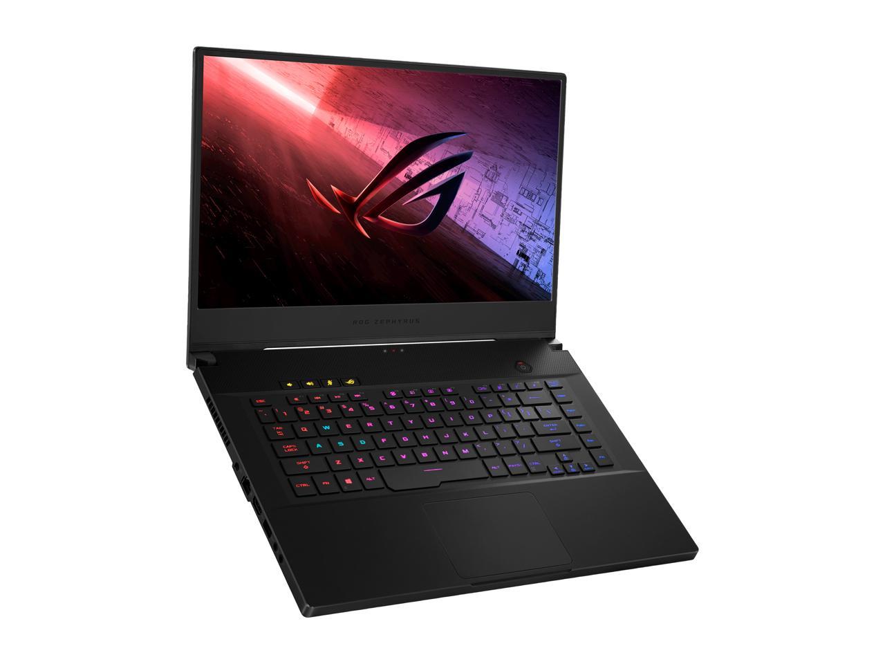 ASUS ROG Zephyrus S15 (2020) Gaming Laptop, 15.6" 300Hz IPS Type FHD, NVIDIA GeForce RTX 2080S, Intel Core i7-10875H, 32GB DDR4, 1TB RAID 0 SSD, Per-Key RGB, Thunderbolt 3, Windows 10, GX502LXS-XS79