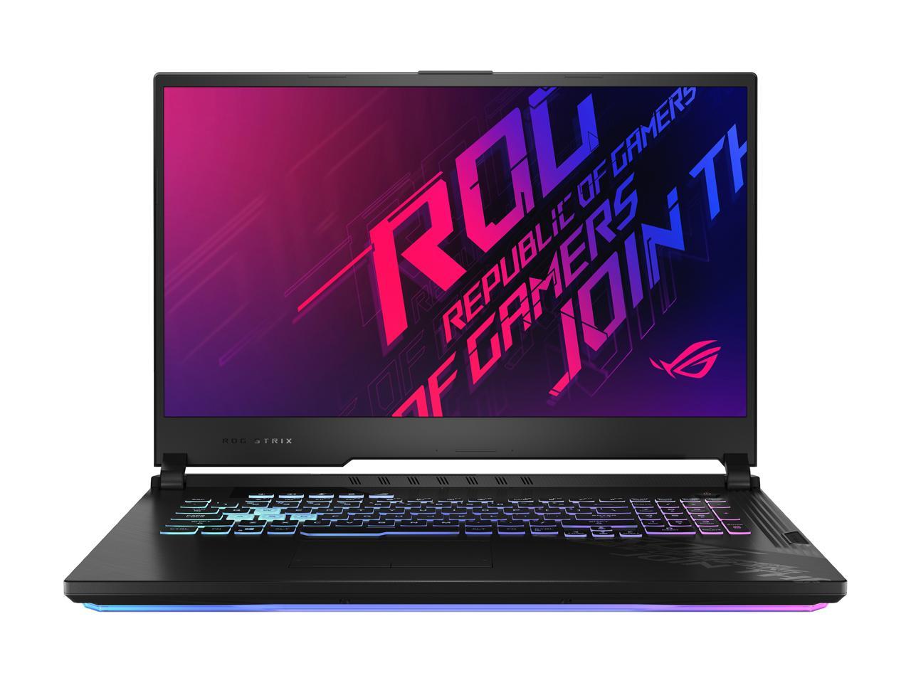 ASUS ROG Strix G17 (2020) - 17.3" 144 Hz - GeForce RTX 2070 - Intel Core i7-10750H - 16 GB DDR4 - 512 GB SSD - RGB KB - Windows 10 - Gaming Laptop (G712LW-ES74)