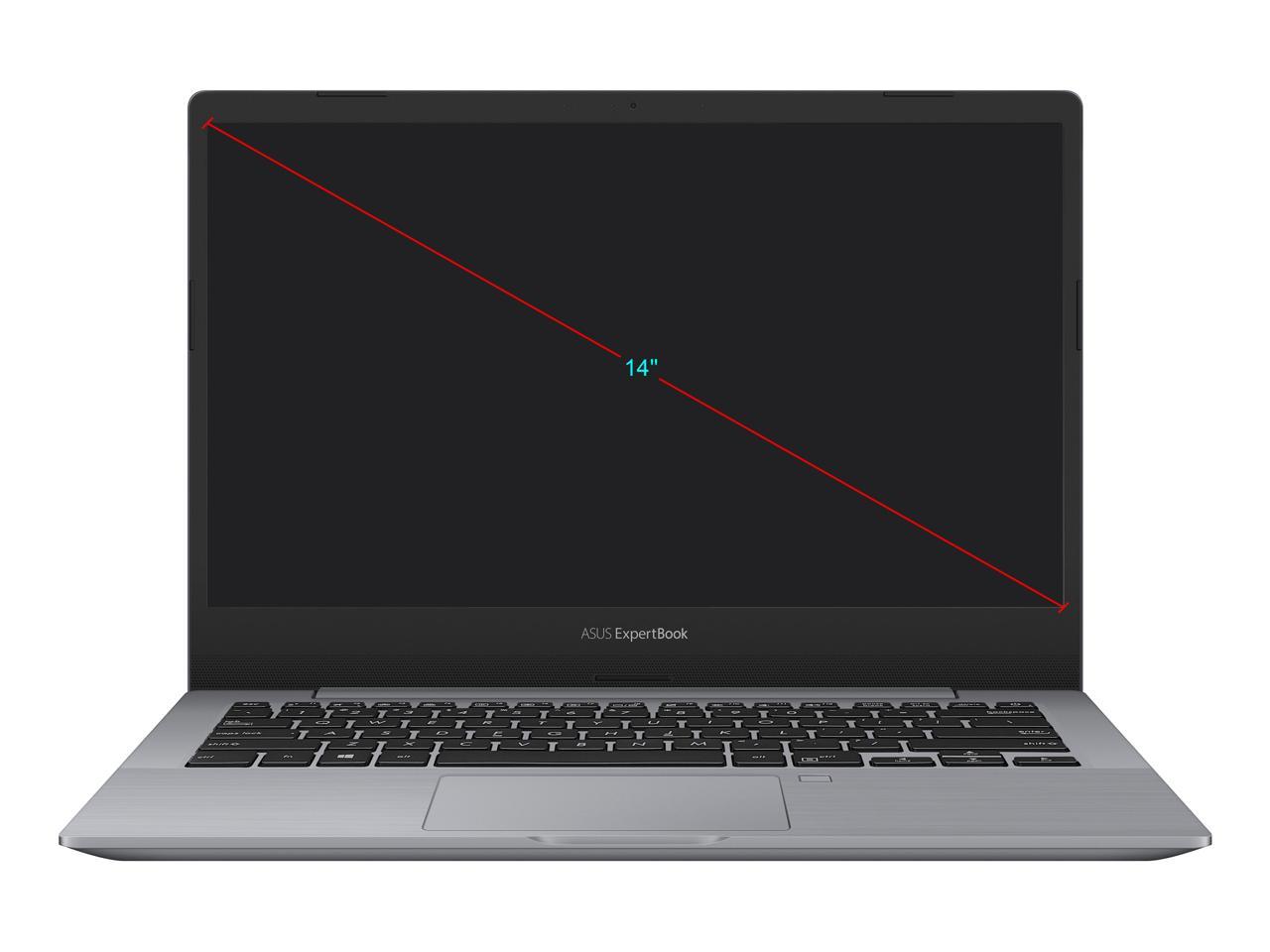 ASUS ExpertBook P5440 Thin & Light Business Laptop, 14" FHD, Intel Core i7-8565U Processor, 512 GB PCIe NVMe SSD, 16 GB DDR4 RAM, Windows 10 Pro, Fingerprint, TPM, Mgcote Slab Grey, P5440FA-XS74