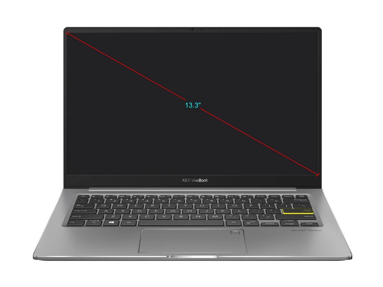 ASUS VivoBook S13 Thin and Light Laptop, 13.3" FHD Display, Intel Core i5-1035G1 CPU, 8 GB LPDDR4X RAM, 512 GB PCIe SSD, Windows 10 Home, Fingerprint Reader, Dreamy White, S333JA-DS51-WH
