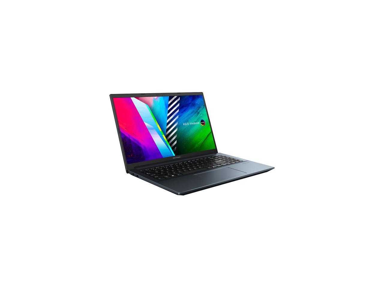 ASUS VivoBook Pro 15 OLED Slim Laptop, 15.6" FHD OLED Display, Intel Core i5-11300H CPU, NVIDIA GeForce GTX 1650 Max-Q, 8GB RAM, 512GB SSD, Windows 11 Home, Quiet Blue, K3500PH-DB51