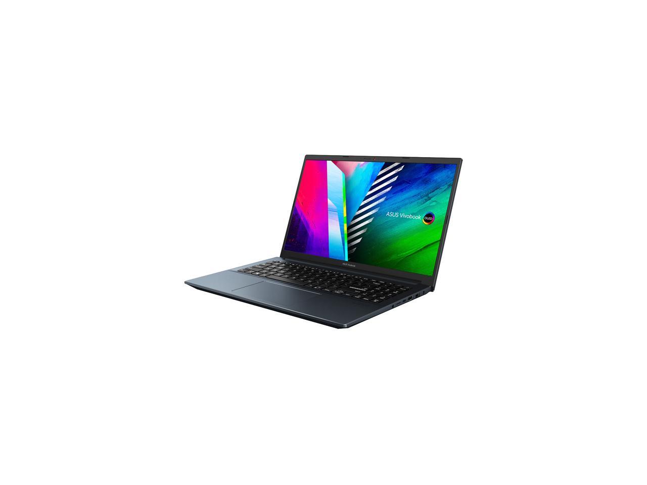 ASUS VivoBook Pro 15 OLED Slim Laptop, 15.6" FHD OLED Display, Intel Core i5-11300H CPU, NVIDIA GeForce GTX 1650 Max-Q, 8GB RAM, 512GB SSD, Windows 11 Home, Quiet Blue, K3500PH-DB51