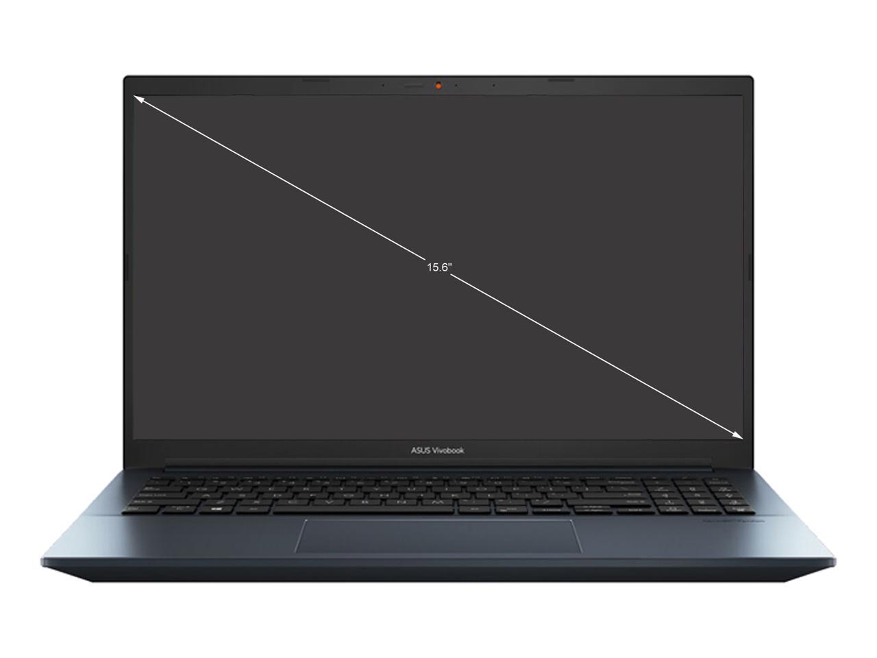 ASUS VivoBook Pro 15 OLED Slim Laptop, 15.6" FHD OLED Display, Intel Core i5-11300H CPU, NVIDIA GeForce GTX 1650 Max-Q, 8GB RAM, 512GB SSD, Windows 11 Home, Quiet Blue, K3500PH-DB51