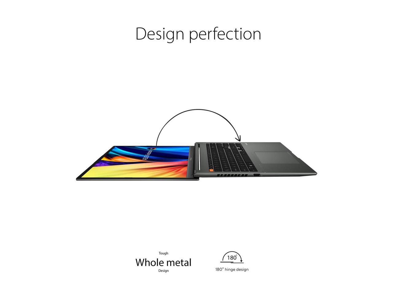 ASUS Laptop VivoBook S 16X Intel Core i7 12th Gen 12700H (2.30GHz) 16GB Memory 512 GB PCIe SSD Intel Iris Xe Graphics 16.0" Windows 11 Home 64-bit S5602ZA-DB74
